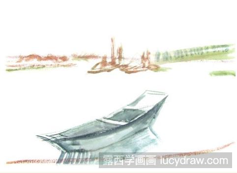 水粉风景画教程：船只的画法