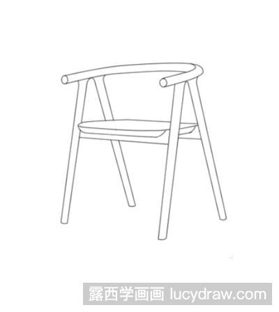 简笔画教程：教你画木椅