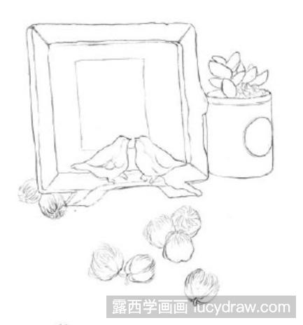 素描教程：怎么画相框