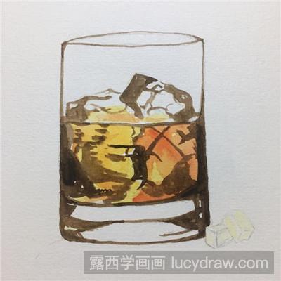 水彩画教程：教你画古典鸡尾酒