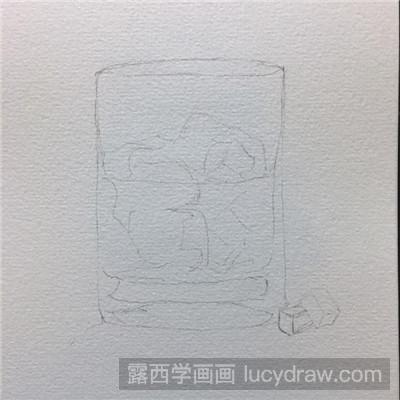 水彩画教程：教你画古典鸡尾酒