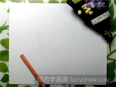 彩铅画教程：教你画一片寂寞花瓣