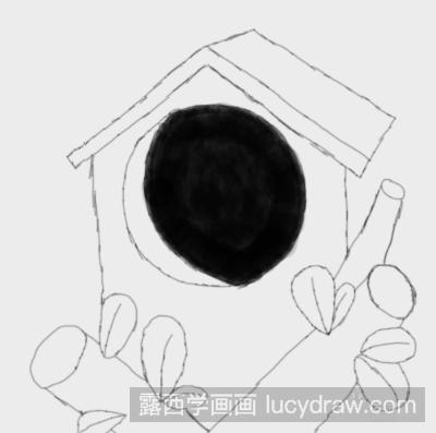 简笔画教程：教你画小鸟的家