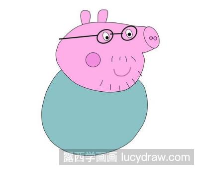 简笔画教程：教你画小猪佩奇的爸爸