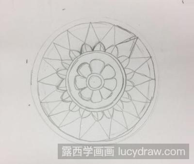 儿童画教程：教你画捕梦网