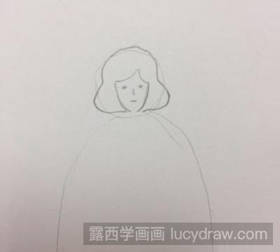 儿童画教程：教你画大衣女孩