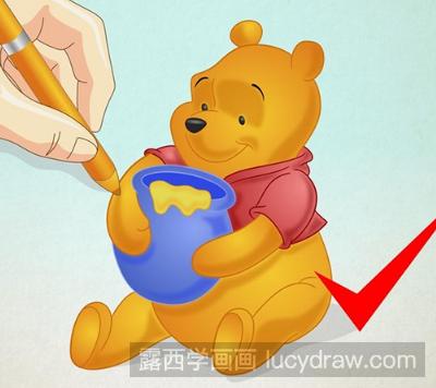 简笔画教程：教你画维尼熊