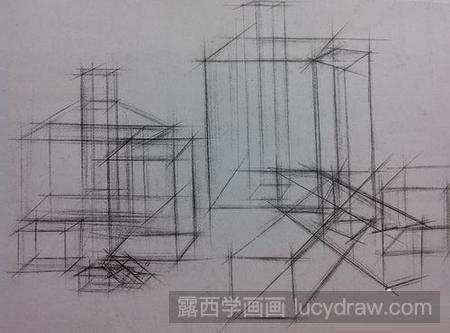 素描教程：教你玻璃器皿结构图的画法