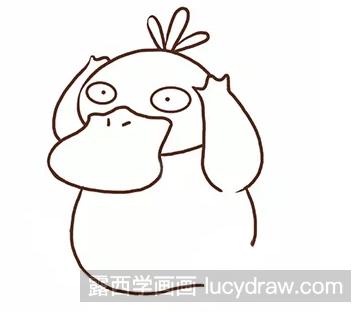 卡通简笔画：教你画可达鸭