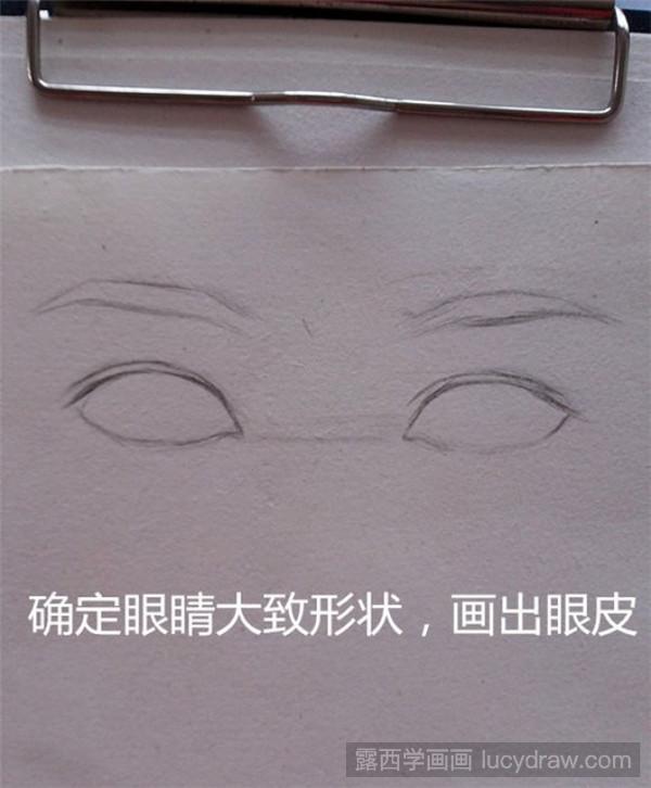 眉毛眼睛怎么画?素描眉眼比例图解