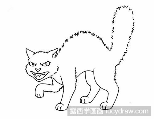 卡通黑猫漫画教程