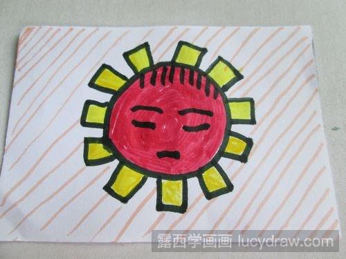 儿童画中太阳的几种画法