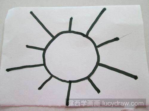 儿童画中太阳的几种画法