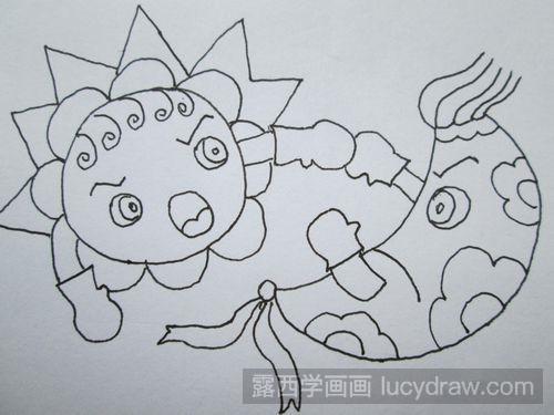 太阳月亮儿童画法