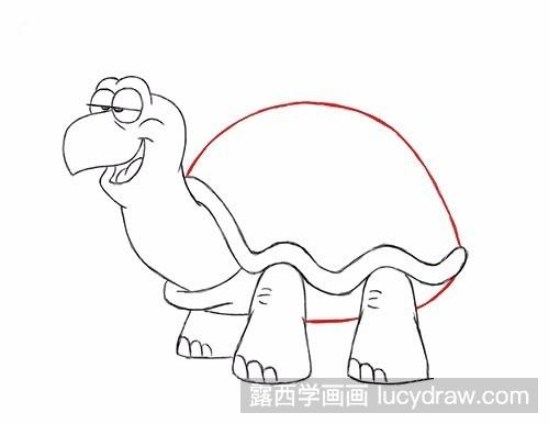 乌龟的卡通画法