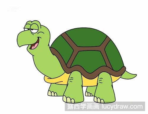 乌龟的卡通画法
