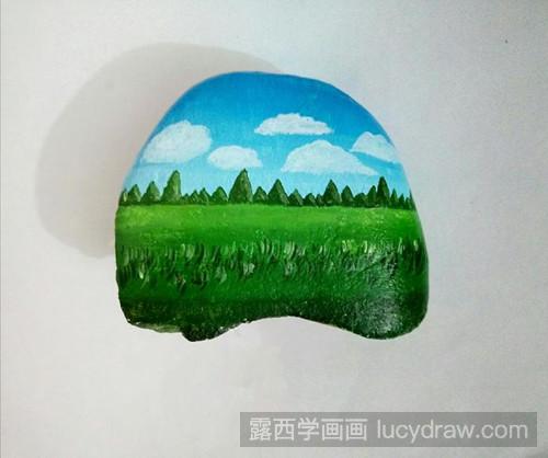 怎么用丙烯画风景