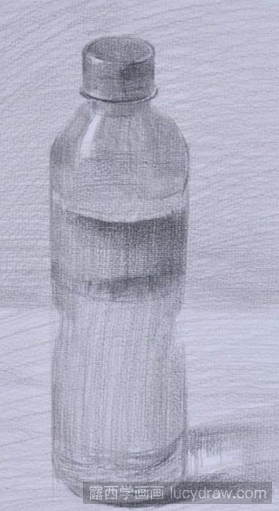 矿泉水瓶子素描教程