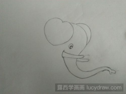 简笔大象怎么画