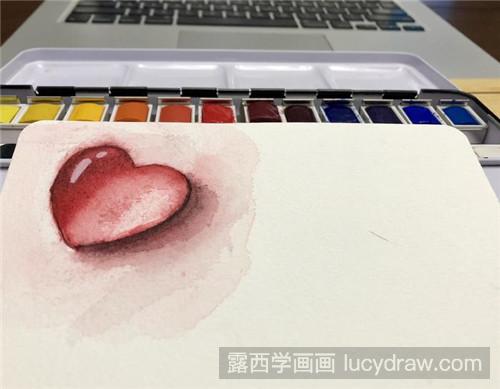 水晶心插画教程