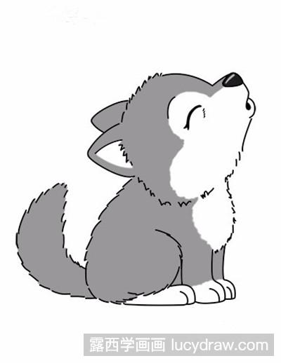 漫画教程：狼的画法