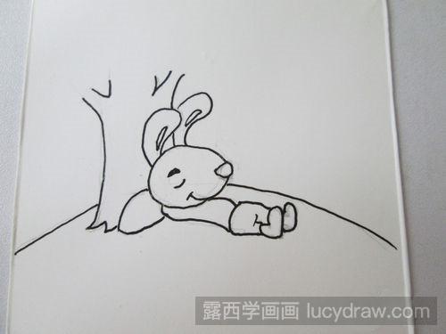 儿童画兔子怎么画