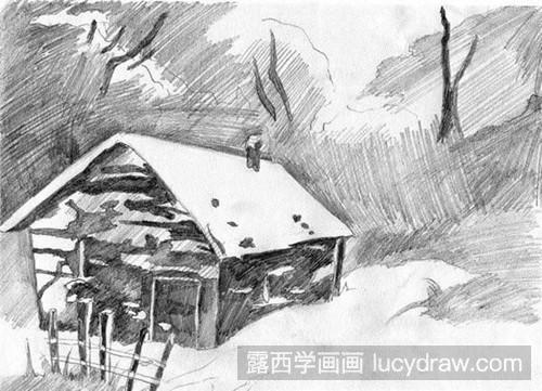 素描雪景画法