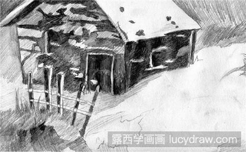 素描雪景画法