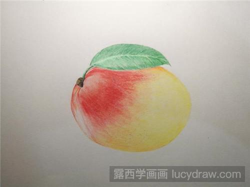 芒果用彩铅怎么画