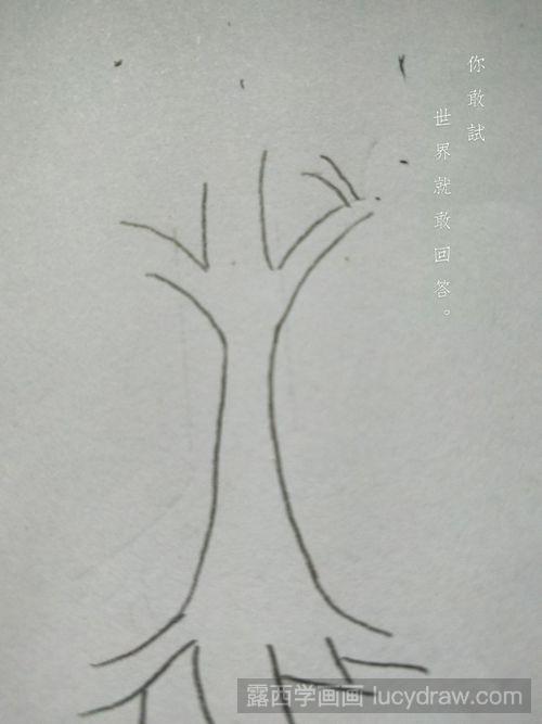 儿童画树的画法