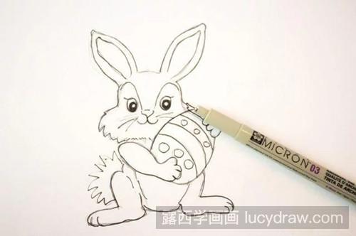 教你画卡通兔子