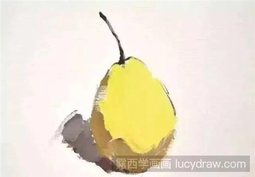 梨的水粉画怎么画