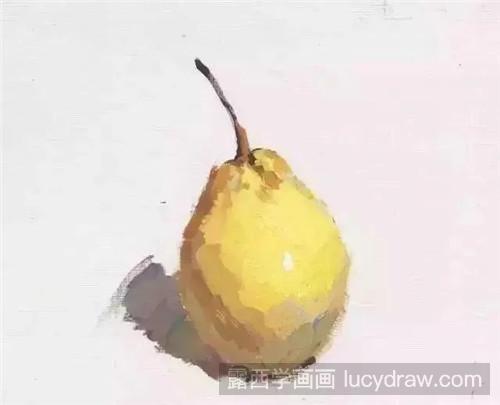 梨的水粉画怎么画