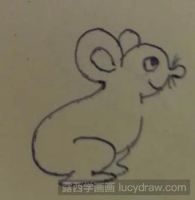 老鼠简笔画怎么画