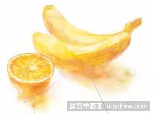 教你画香蕉和橙子