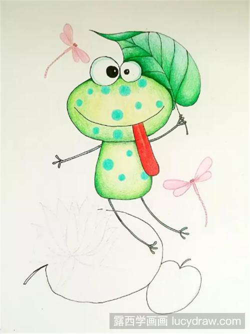 儿童画青蛙画法