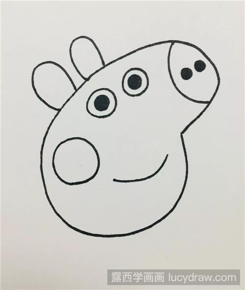 小猪佩奇绘画步骤 一起学画社会猪吧!