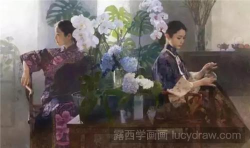 中国风景油画作品欣赏