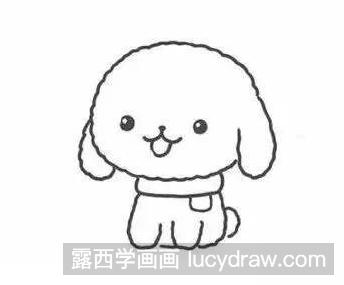 儿童画教程：泰迪狗怎么画?