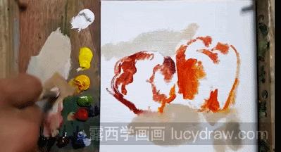 油画教程：新鲜红椒画法分享