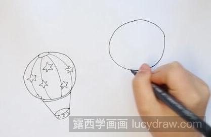 热气球用水彩画怎么画？