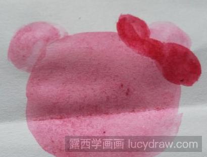 如何用水粉画画出一只小粉猪？