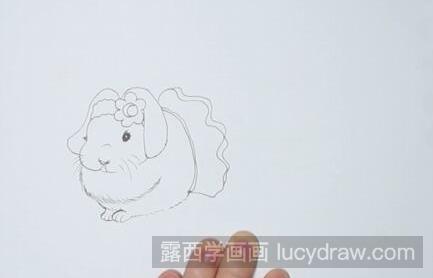 可爱的垂耳兔儿童画怎么画？
