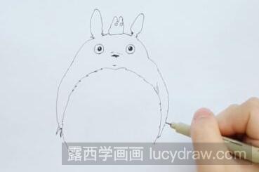 龙猫简笔画怎么画？告诉大家如何画可爱的龙猫