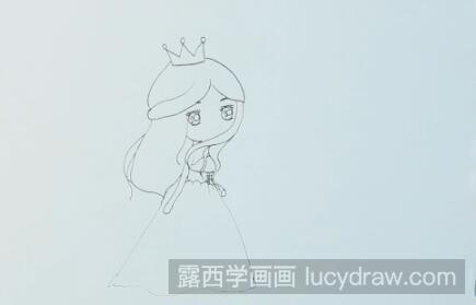 公主简笔画教程分享，告诉你怎么画公主？