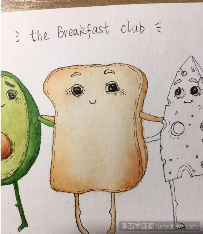 早餐俱乐部水彩画教程是什么？