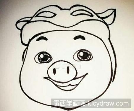 猪猪侠简笔画怎么画？绘画步骤是什么?