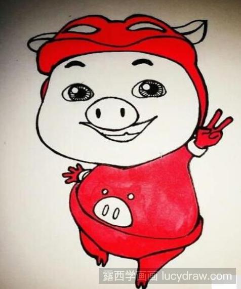 猪猪侠简笔画怎么画？绘画步骤是什么?
