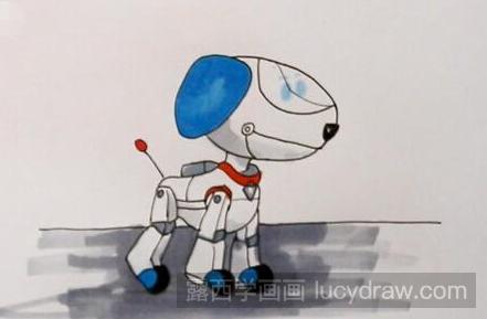 汪汪队机器狗儿童画怎么画？简单几个步骤分享