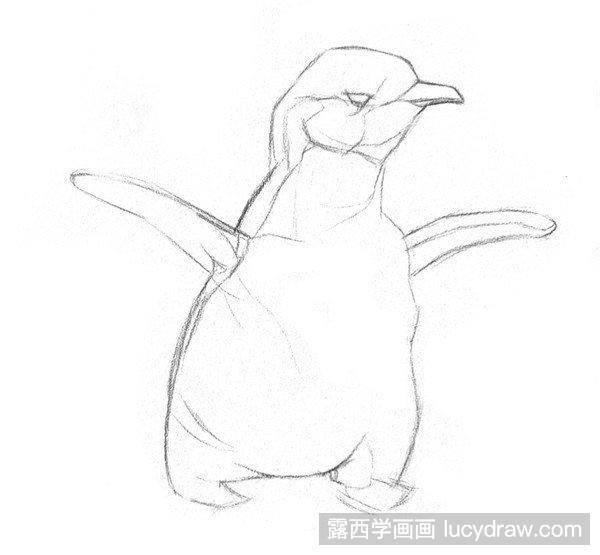 企鹅的素描画要怎么画?素描企鹅的教程